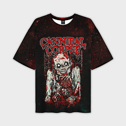 Футболка оверсайз мужская Cannibal Corpse, цвет: 3D-принт