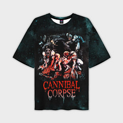 Мужская футболка оверсайз Cannibal Corpse
