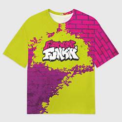 Мужская футболка оверсайз Friday Night Funkin Кислотный