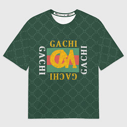 Футболка оверсайз мужская GACHI GUCCI, цвет: 3D-принт