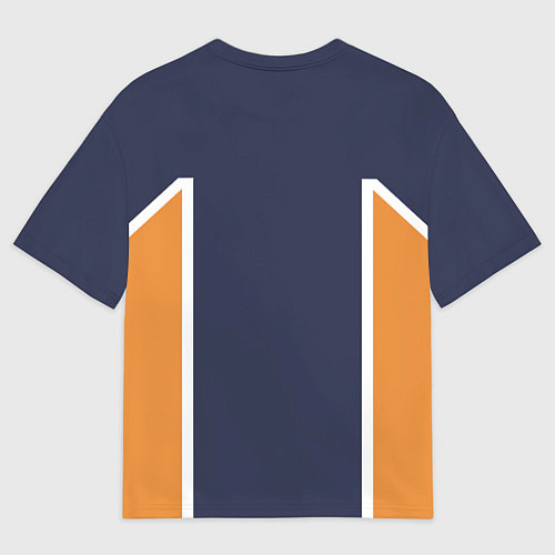 Мужская футболка оверсайз KARASUNO 11 ФОРМА КАРАСУНО / 3D-принт – фото 2