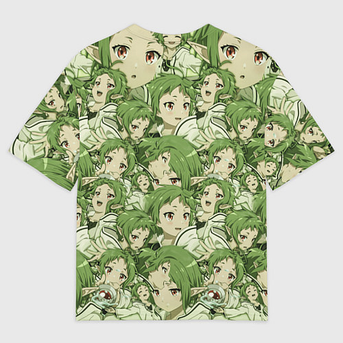 Мужская футболка оверсайз Сильфиетта Грейрат / 3D-принт – фото 2