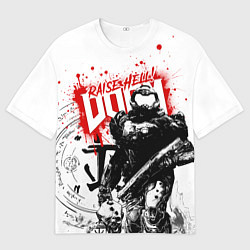 Мужская футболка оверсайз DOOM Eternal