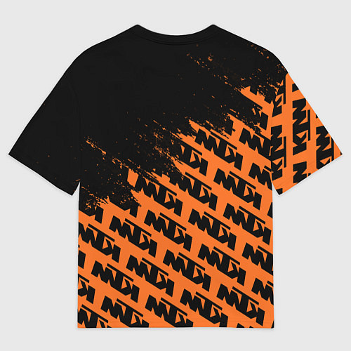 Мужская футболка оверсайз KTM КТМ / 3D-принт – фото 2