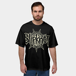 Футболка оверсайз мужская Slipknot 1995, цвет: 3D-принт — фото 2