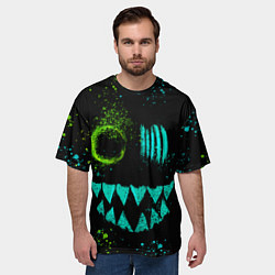 Футболка оверсайз мужская Монстр, цвет: 3D-принт — фото 2