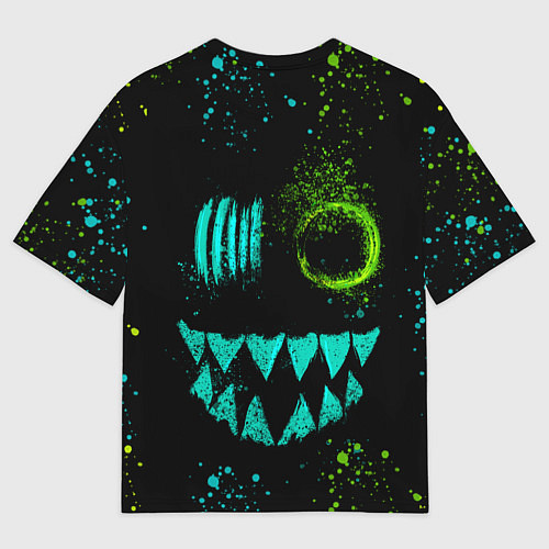 Мужская футболка оверсайз Монстр / 3D-принт – фото 2