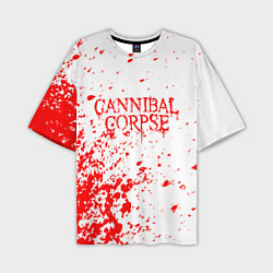 Футболка оверсайз мужская Cannibal corpse, цвет: 3D-принт