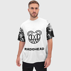 Футболка оверсайз мужская Radiohead, цвет: 3D-принт — фото 2