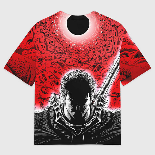 Мужская футболка оверсайз BERSERK БЕРСЕРК / 3D-принт – фото 2