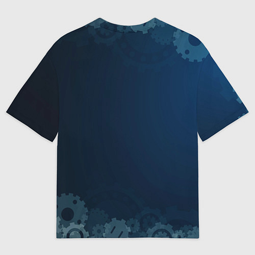 Мужская футболка оверсайз Owl / 3D-принт – фото 2