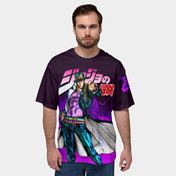 Футболка оверсайз мужская JOJOS BIZARRE ADVENTURE, цвет: 3D-принт — фото 2