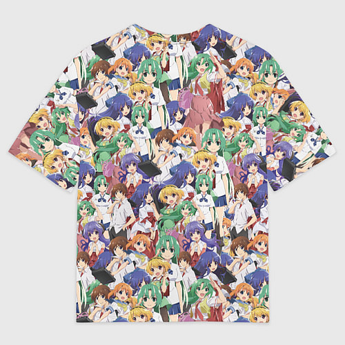 Мужская футболка оверсайз Аниме Когда плачут цикады / 3D-принт – фото 2