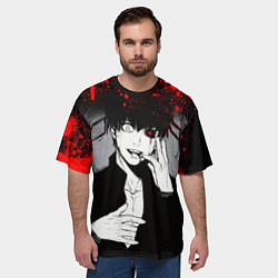 Футболка оверсайз мужская ТОКИЙСКИЙ ГУЛЬ TOKYO GHOUL, цвет: 3D-принт — фото 2