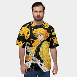 Футболка оверсайз мужская ЗЕНИТЦУ КЛИНОК РАССЕКАЮЩИЙ, цвет: 3D-принт — фото 2