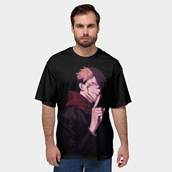 Футболка оверсайз мужская МАГИЧЕСКАЯ БИТВА SUKUNA, цвет: 3D-принт — фото 2