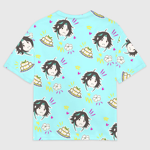 Мужская футболка оверсайз Сяо и тофу / 3D-принт – фото 2