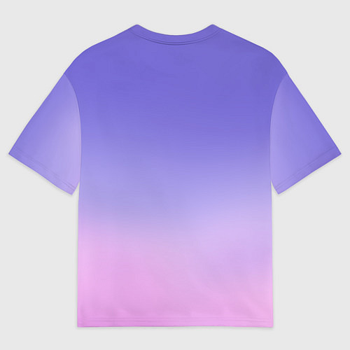 Мужская футболка оверсайз ANIME GIRL / 3D-принт – фото 2