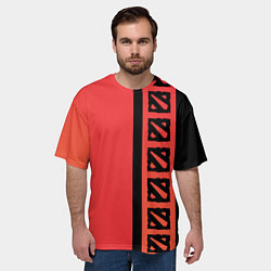 Футболка оверсайз мужская Dota 2, цвет: 3D-принт — фото 2