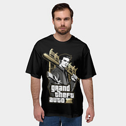 Футболка оверсайз мужская Клод GTA 3, цвет: 3D-принт — фото 2