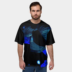 Футболка оверсайз мужская Магическая битва, цвет: 3D-принт — фото 2