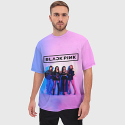 Футболка оверсайз мужская BLACKPINK, цвет: 3D-принт — фото 2