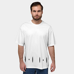 Футболка оверсайз мужская ФОРМА КАПИТАНА ГОТЕЙ 13 СПИНА, цвет: 3D-принт — фото 2