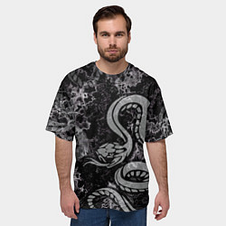 Футболка оверсайз мужская COBRA RAGE, цвет: 3D-принт — фото 2
