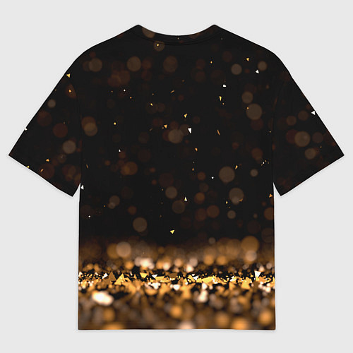 Мужская футболка оверсайз Valheim Viking Gold / 3D-принт – фото 2