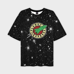 Мужская футболка оверсайз Межпланетный Экспресс Футурама