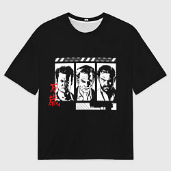 Мужская футболка оверсайз Стадии боли