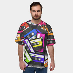 Футболка оверсайз мужская OLD SCHOOL, цвет: 3D-принт — фото 2