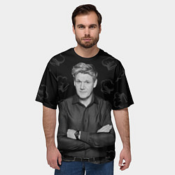 Футболка оверсайз мужская ГОРДОН РАМЗИ Gordon Ramsay, цвет: 3D-принт — фото 2