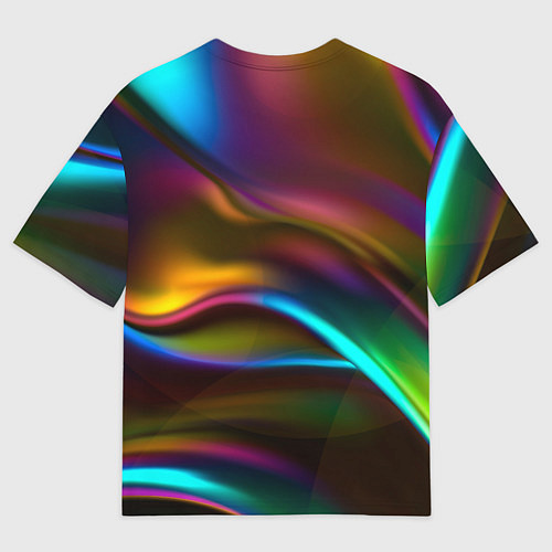 Мужская футболка оверсайз Градиент / 3D-принт – фото 2