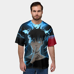 Футболка оверсайз мужская Solo leveling Manga, цвет: 3D-принт — фото 2