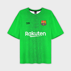 Мужская футболка оверсайз FC Barcelona Goalkeeper 202122