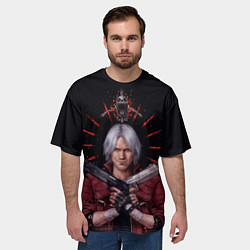 Футболка оверсайз мужская Saint Dante, цвет: 3D-принт — фото 2