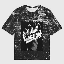Футболка оверсайз мужская JUDAS PRIEST ROCK STYLE, цвет: 3D-принт