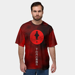 Футболка оверсайз мужская Клинок, рассекающий демонов Kimetsu no Yaiba, цвет: 3D-принт — фото 2
