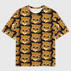 Футболка оверсайз мужская Кот в сапогах из Шрека, цвет: 3D-принт