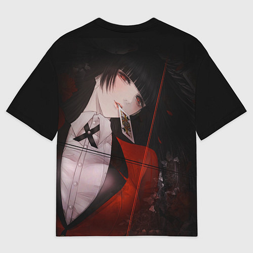 Мужская футболка оверсайз БЕЗУМНЫЙ АЗАРТ ЮМЭКО / 3D-принт – фото 2