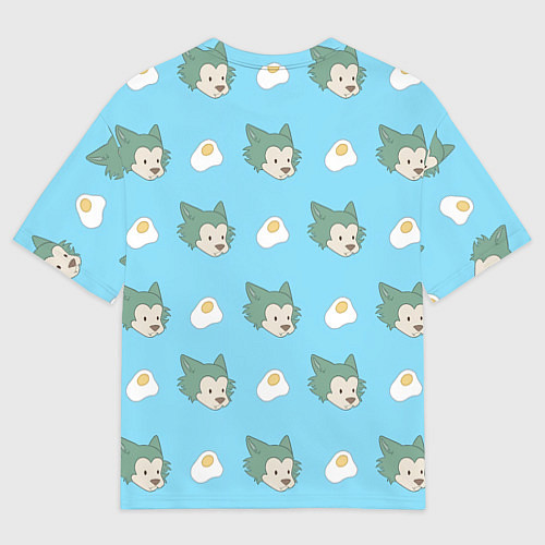 Мужская футболка оверсайз Legosi pattern / 3D-принт – фото 2