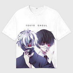 Футболка оверсайз мужская Токийский гуль, цвет: 3D-принт