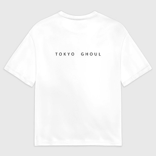 Мужская футболка оверсайз Токийский гуль / 3D-принт – фото 2