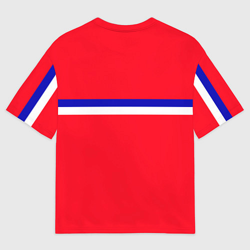 Мужская футболка оверсайз Сборная Сербии / 3D-принт – фото 2