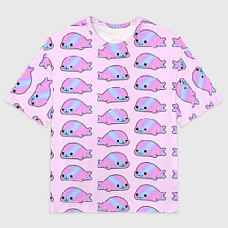 Мужская футболка оверсайз Нерпы