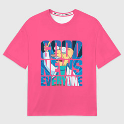 Мужская футболка оверсайз Good news everyone