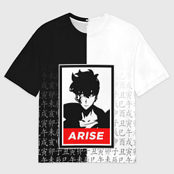 Мужская футболка оверсайз СОН ДЖИН ВУ SOLO LEVELING