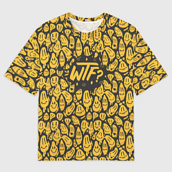 Мужская футболка оверсайз WTF