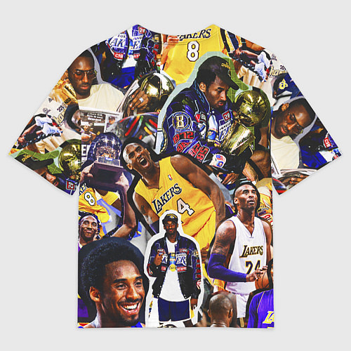 Мужская футболка оверсайз КОБИ БРАЙАНТ KOBE BRYANT / 3D-принт – фото 2